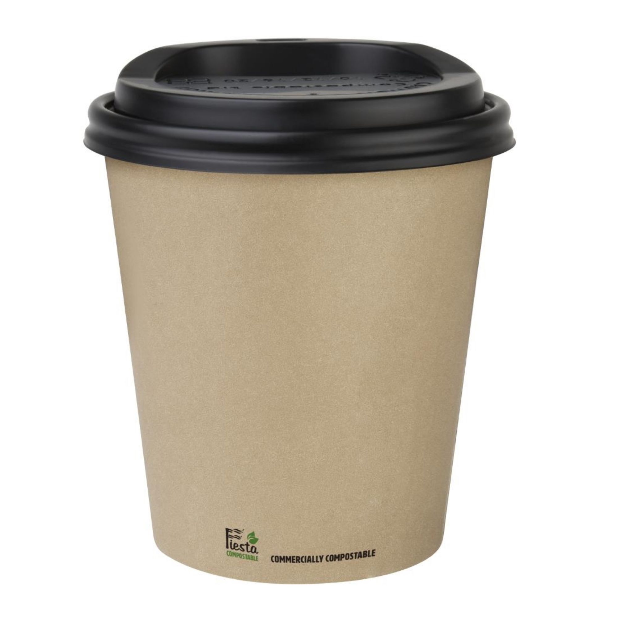 Picture of Fiesta Compostable Coffee Cups Single Wall 340ml / 12oz (1000 Pack)