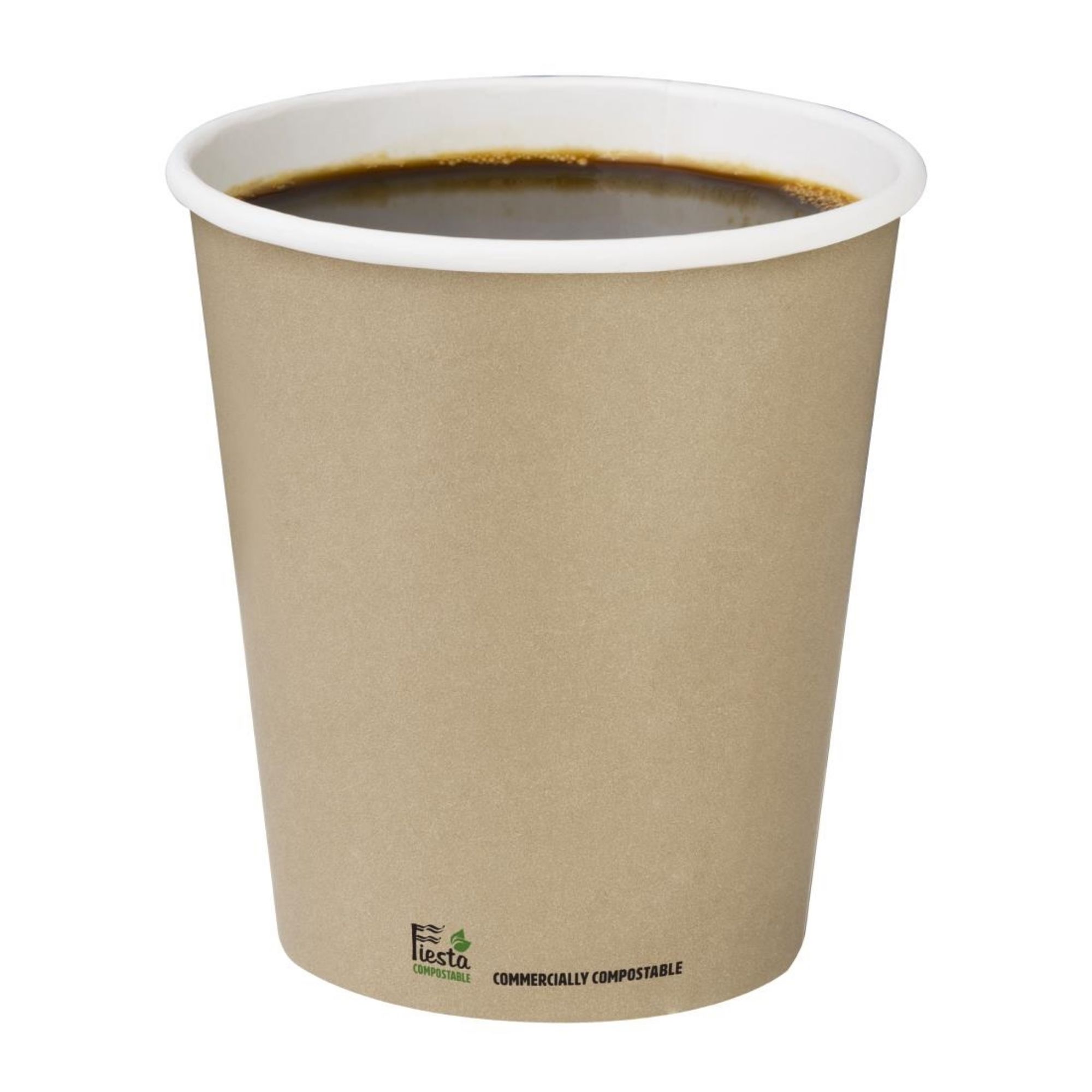Picture of Fiesta Compostable Coffee Cups Single Wall 340ml / 12oz (1000 Pack)