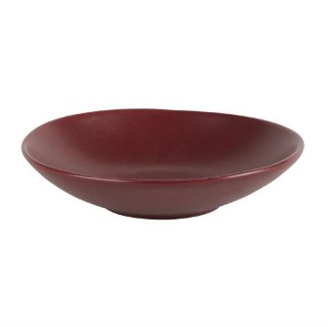 Picture of Olympia Build-a-Bowls Flat Bowls Red 195mm (6 Pack)