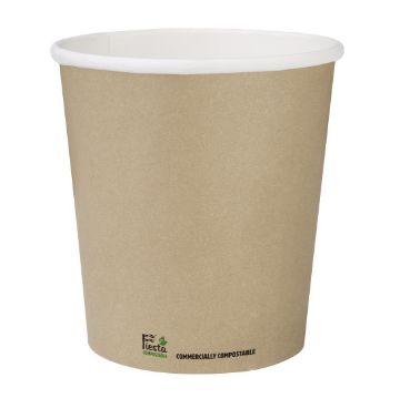 Picture of Fiesta Compostable Coffee Cups Single Wall 8oz (1000 Pack)