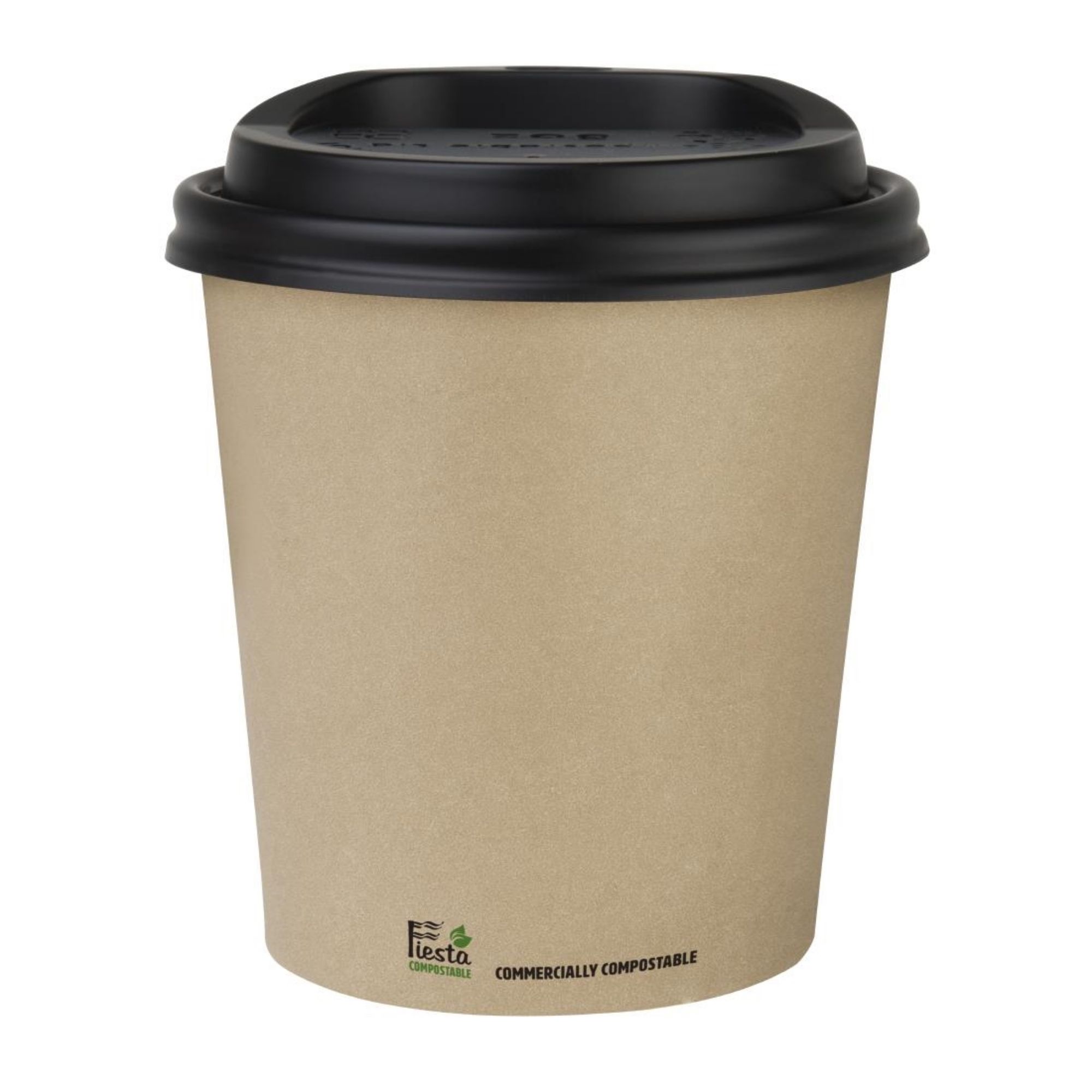 Picture of Fiesta Compostable Coffee Cups Single Wall 8oz (1000 Pack)