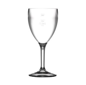 Picture of BBP Polycarbonate Wine Glasses 310ml CE Marked at 175ml and 250ml (12 Pack)