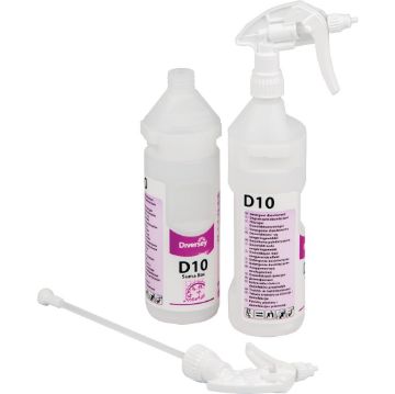 Picture of Suma D10 Cleaner and Sanitiser Refill Bottles 750ml (2 Pack)