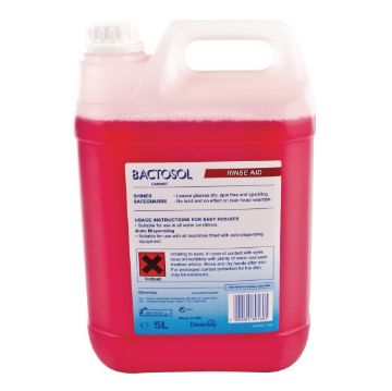 Picture of Bactosol Cabinet Glasswasher Rinse Aid Concentrate 5Ltr (2 Pack)