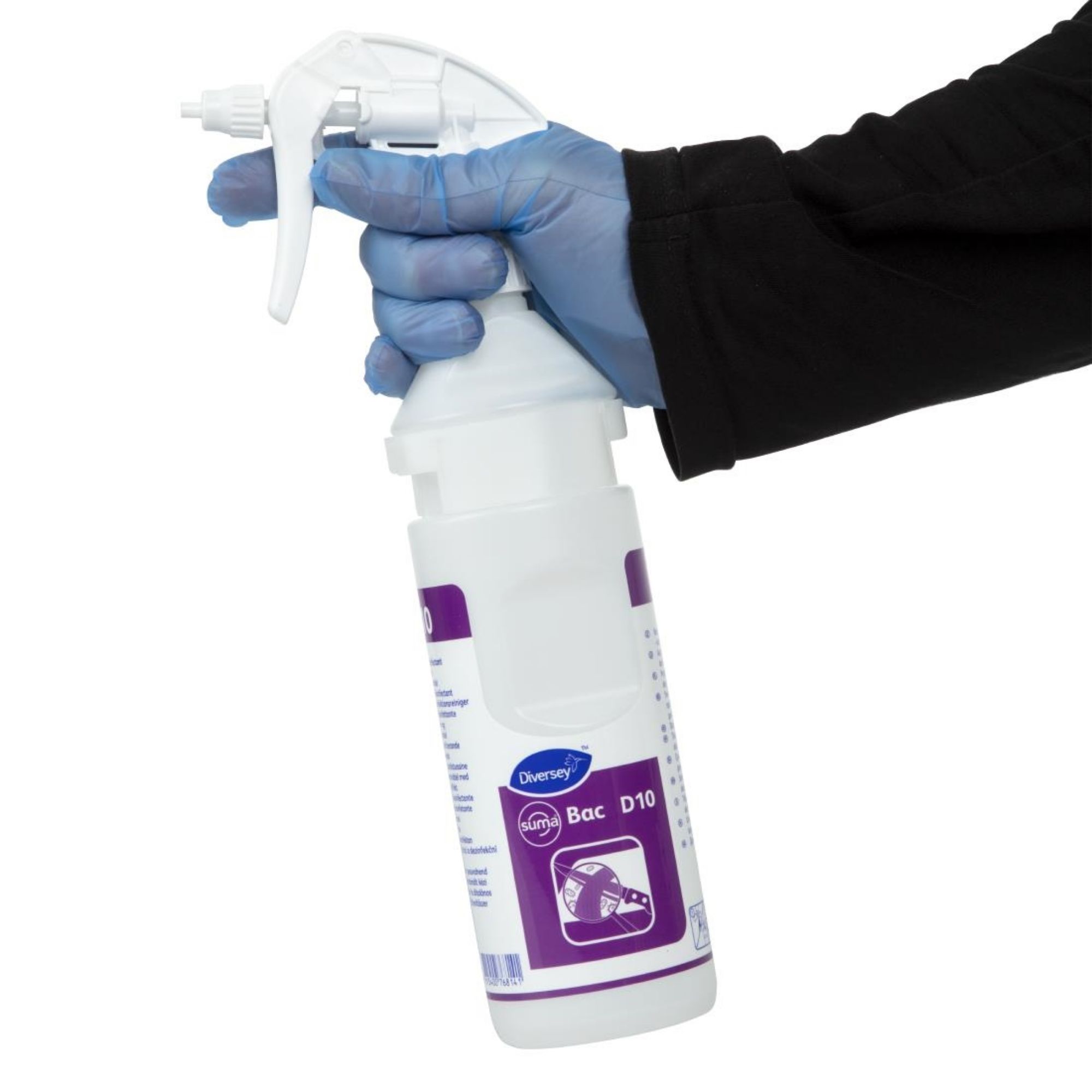 Picture of Suma D10 Cleaner and Sanitiser Refill Bottles 750ml (2 Pack)