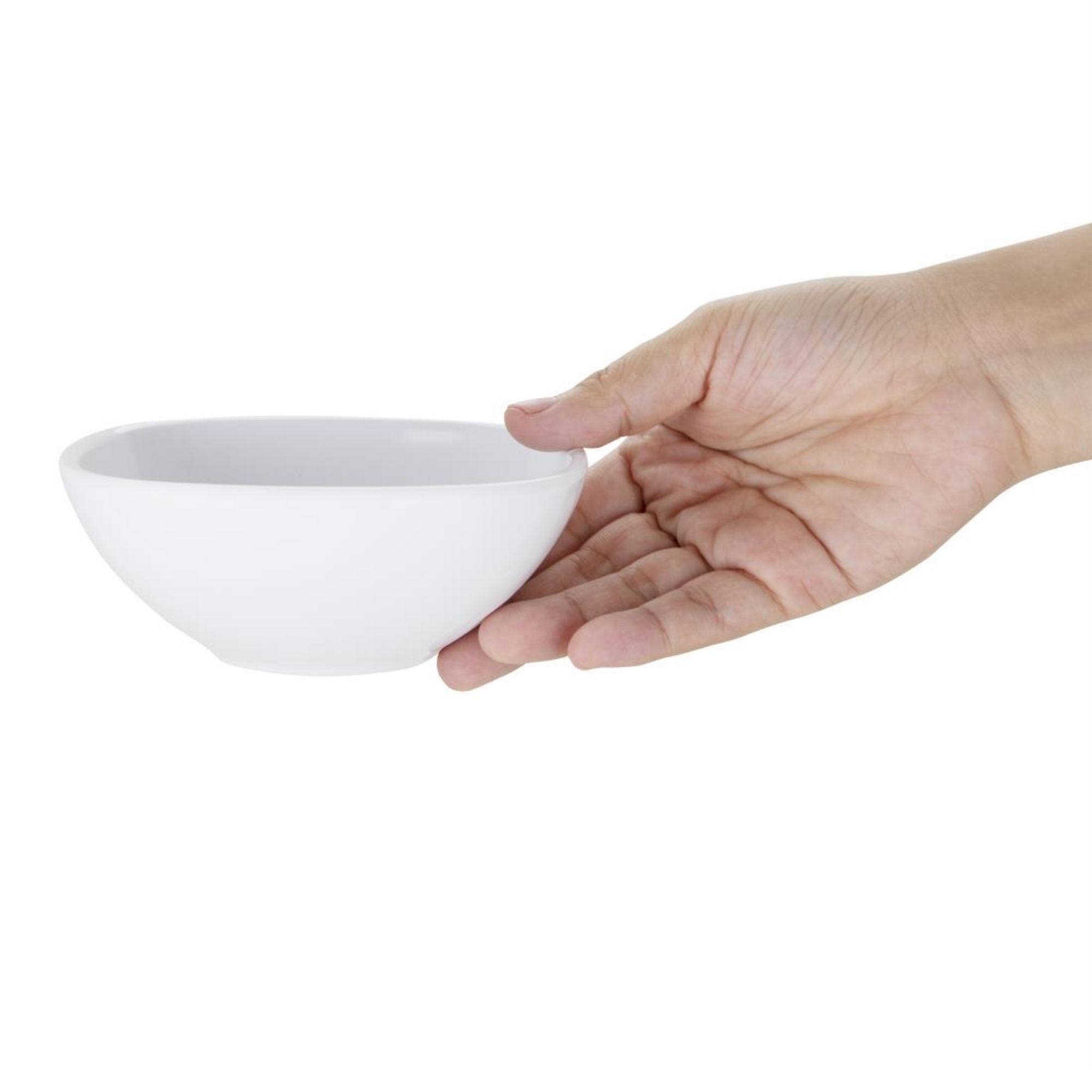 Picture of Olympia Kristallon Melamine Rounded Square Bowls 275ml (6 Pack)