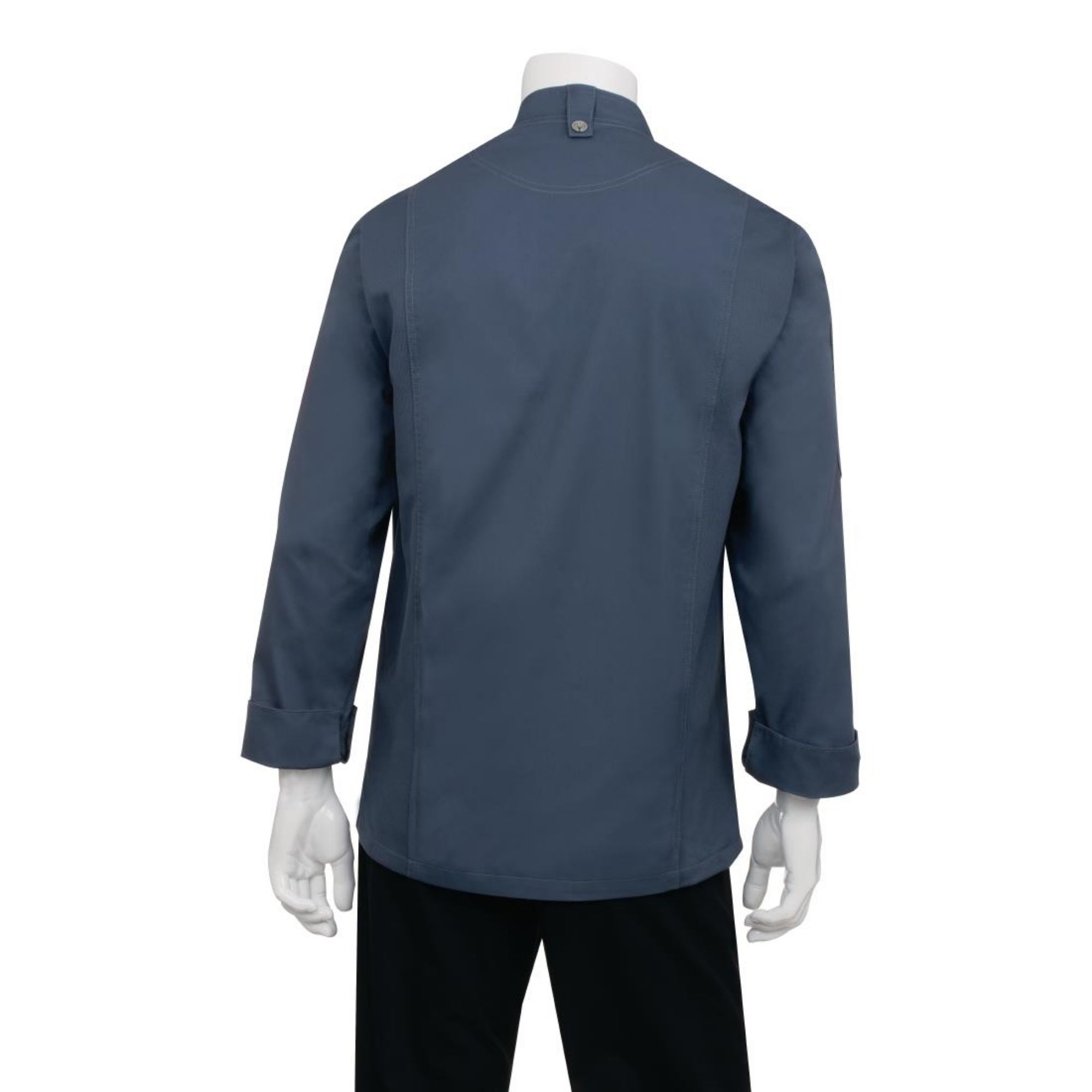 Picture of Chef Works Hartford Unisex Chef Jacket Blue XL