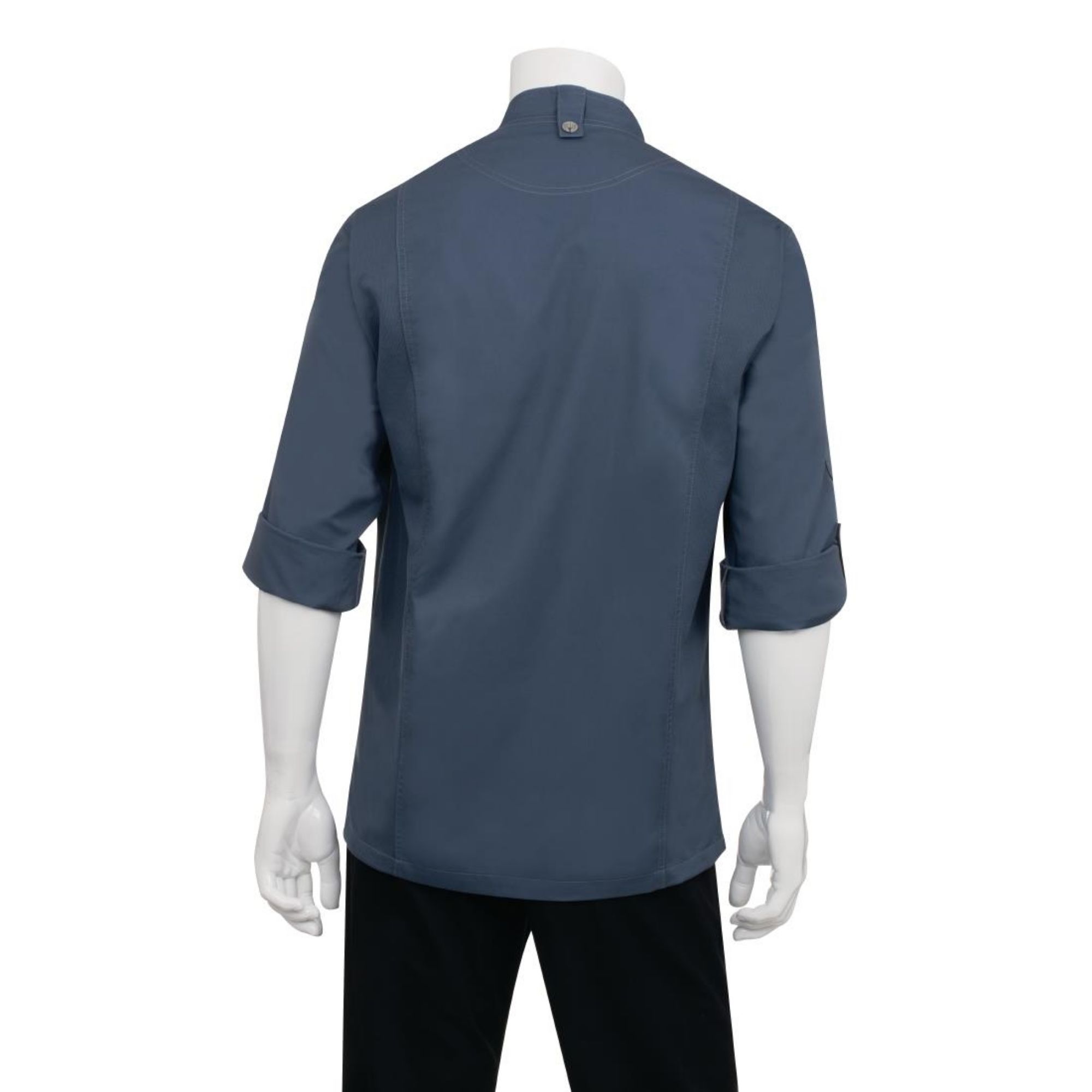 Picture of Chef Works Hartford Unisex Chef Jacket Blue L