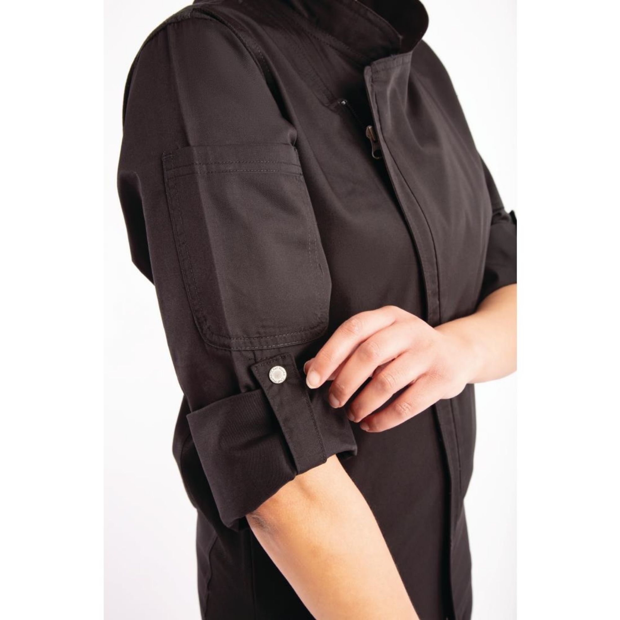 Picture of Chef Works Unisex Hartford Chef Jacket Black L