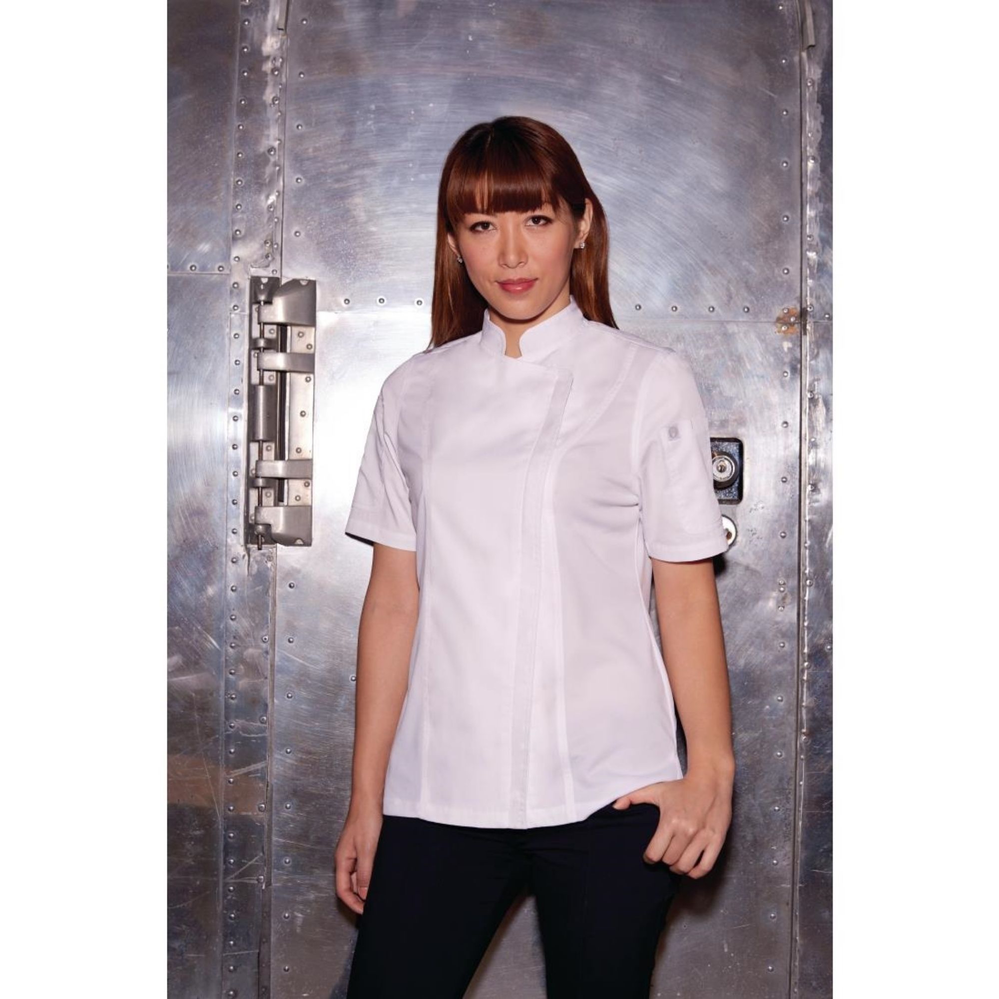 Picture of Chef Works Springfield Womens Chef Jacket White L