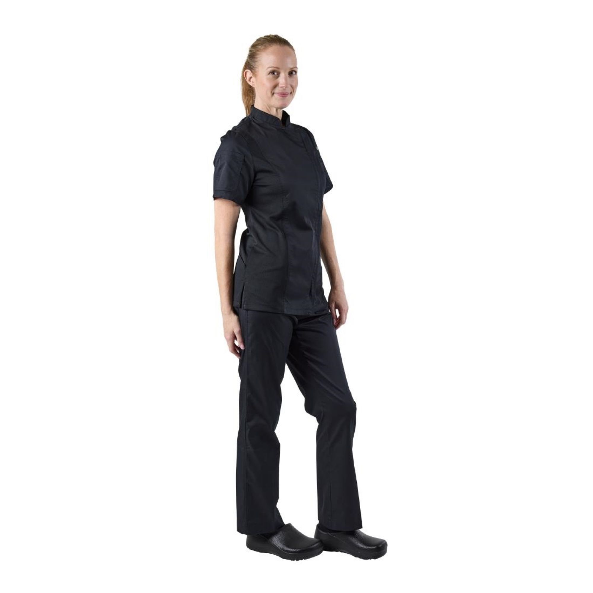 Picture of Chef Works Springfield Womens Chef Jacket Black XL