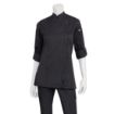 Picture of Chef Works Hartford Womens Chef Jacket Black 2XL
