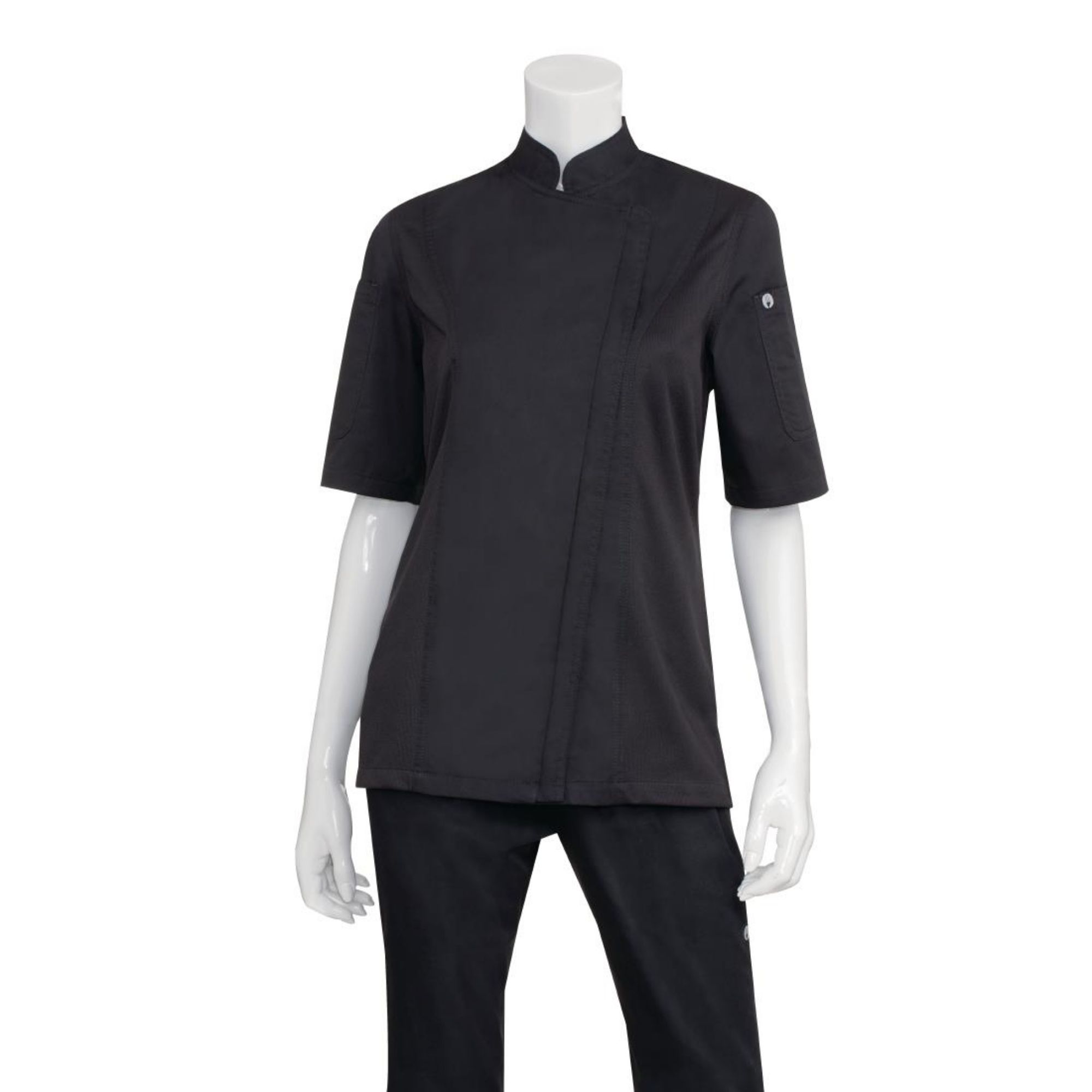 Picture of Chef Works Springfield Womens Chef Jacket Black S
