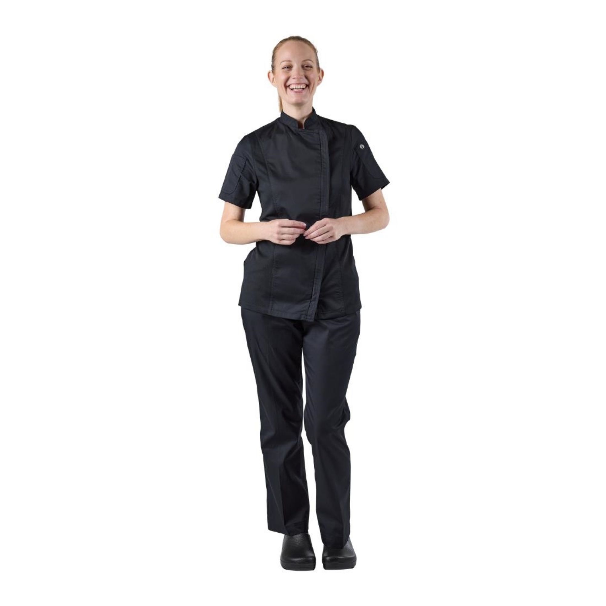 Picture of Chef Works Springfield Womens Chef Jacket Black M