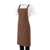 Picture of Southside Denim Cross-Back Bib Apron Tan