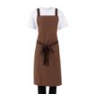 Picture of Southside Denim Cross-Back Bib Apron Tan