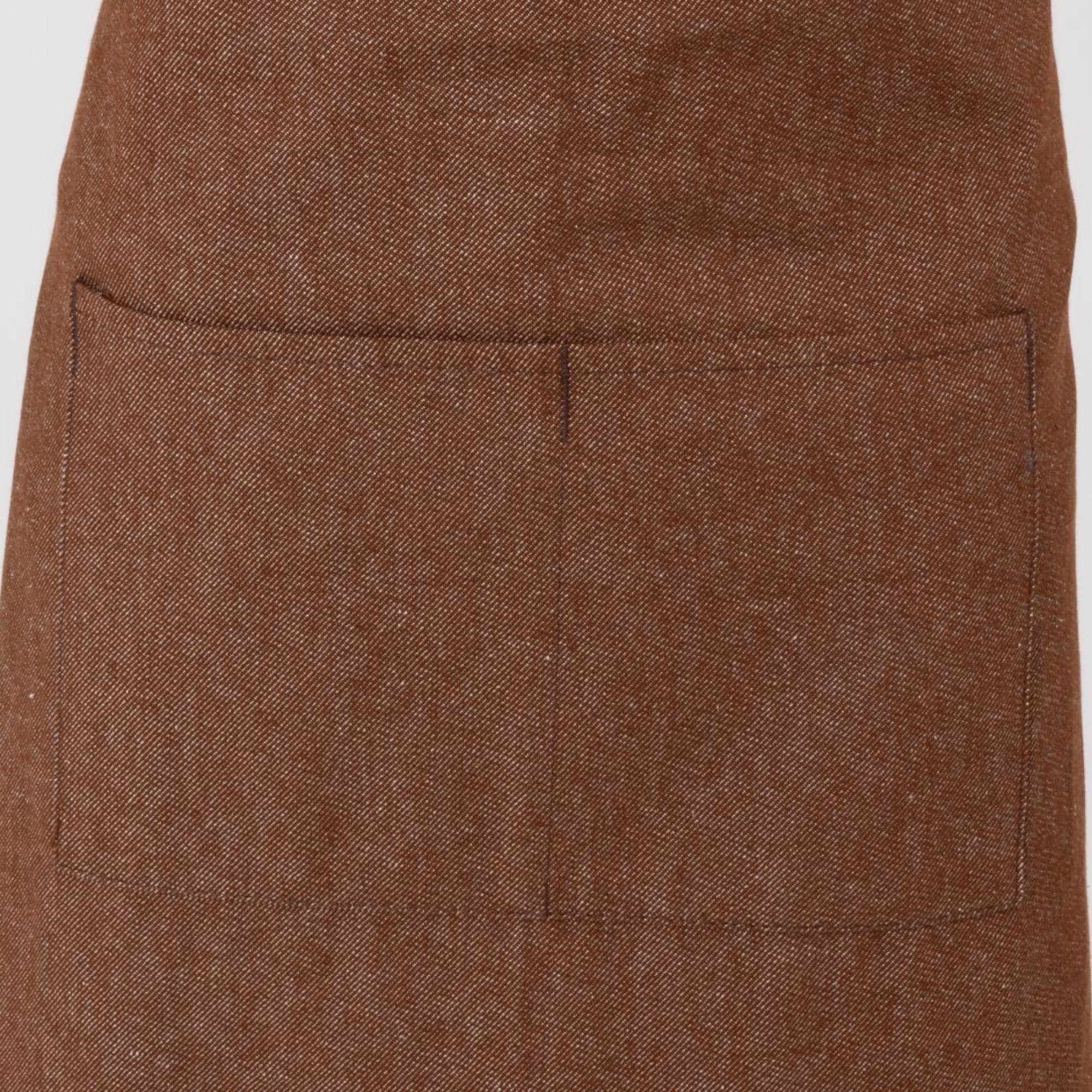 Picture of Southside Denim Cross-Back Bib Apron Tan