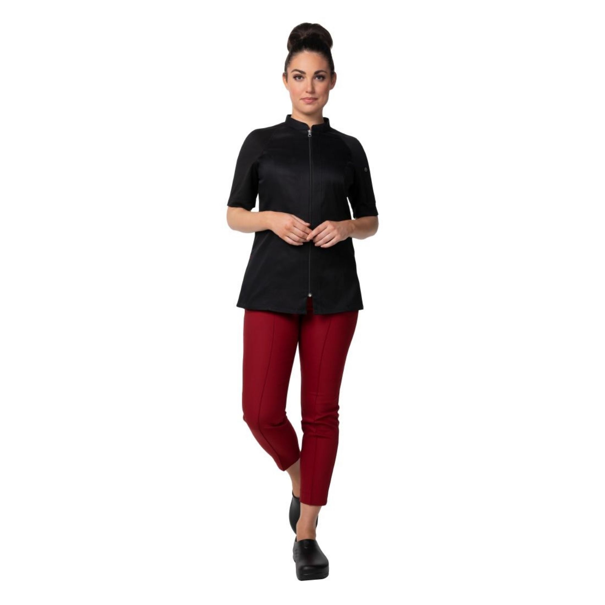 Picture of Chef Works Arcadia Sustainable Unisex Chef Jacket Black XL