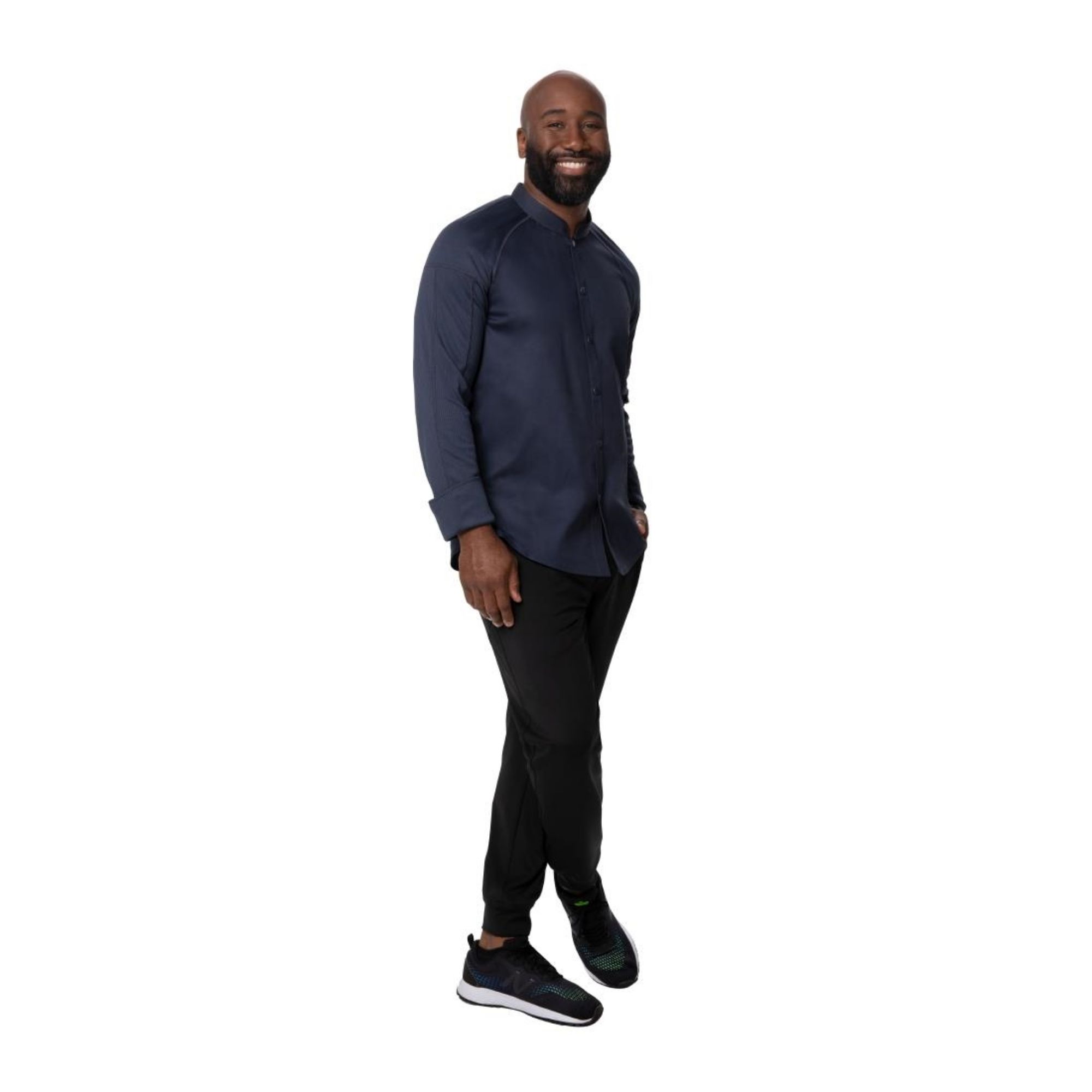 Picture of Chef Works Tulum Sustainable Unisex Chef Jacket Grey S