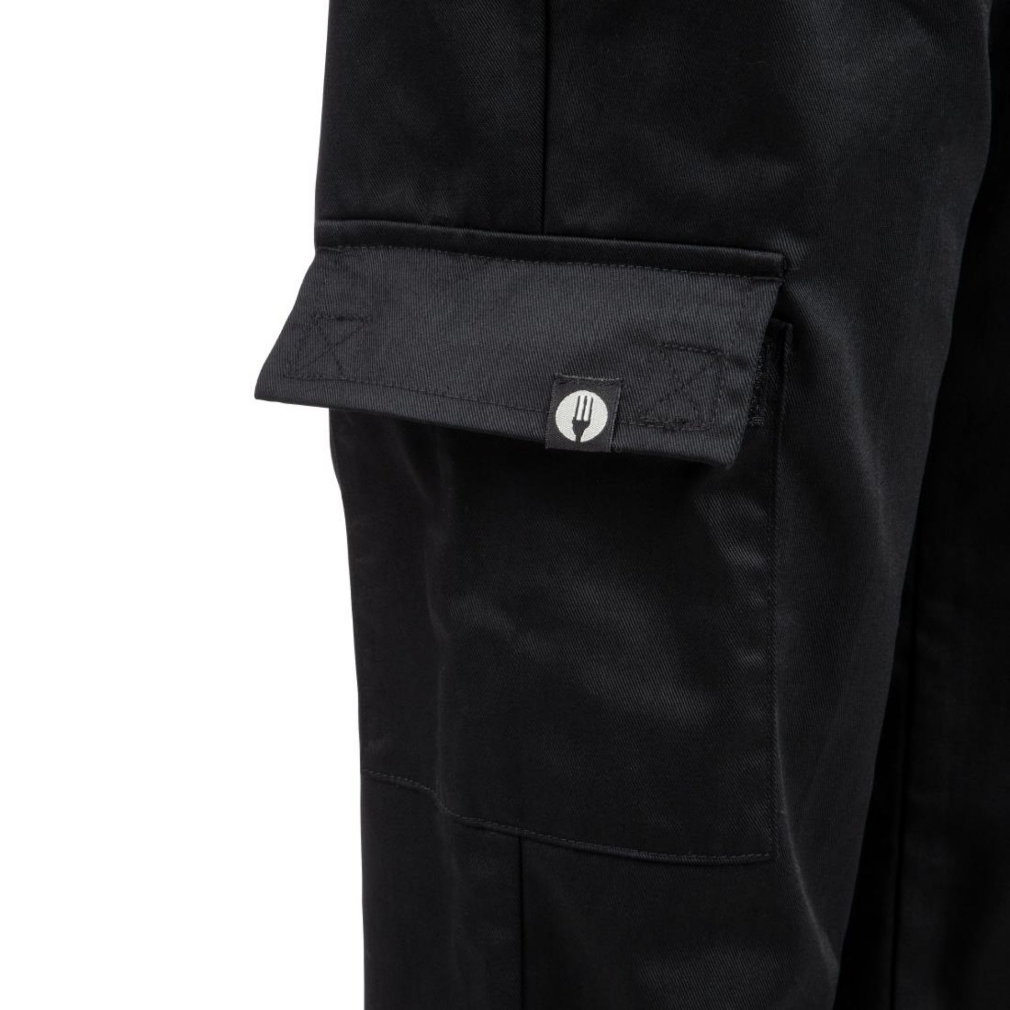 Picture of Chef Works Womens Cargo Chefs Trousers Black 2XL