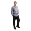 Picture of Chef Works Mens Gingham Shirt Black L
