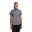 Picture of Chef Works Womens Grey Cool Vent Chef Shirt XS