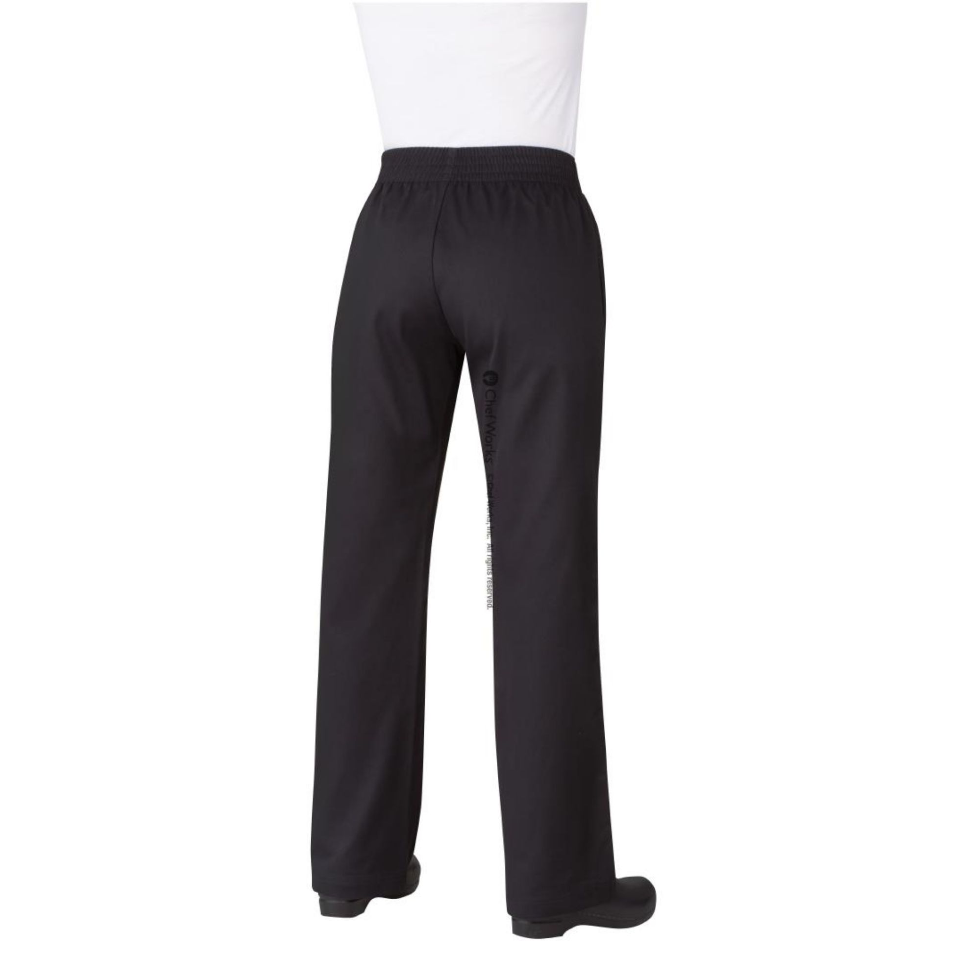 Picture of Chef Works Womens Basic Baggy Chefs Trousers Black 3XL