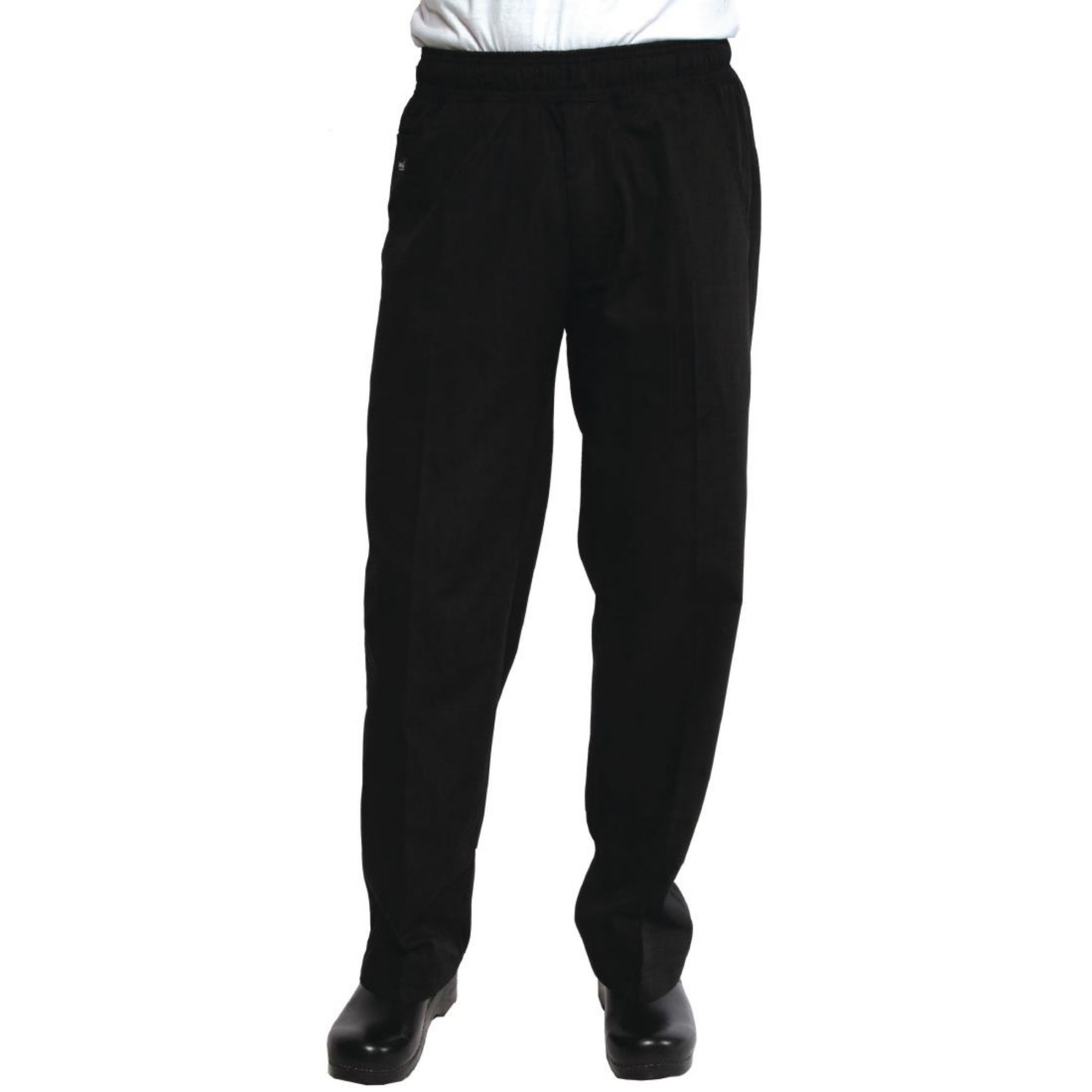 Picture of Chef Works Unisex Better Built Baggy Chefs Trousers Black 4XL