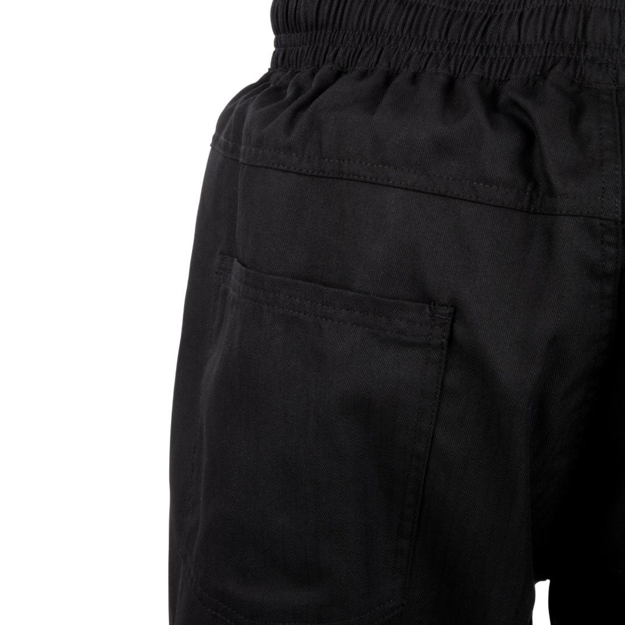 Picture of Chef Works Unisex Better Built Baggy Chefs Trousers Black 4XL
