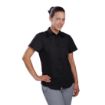 Picture of Chef Works Womens Cool Vent Chefs Shirt Black XS