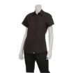 Picture of Chef Works Womens Cool Vent Chefs Shirt Black XS