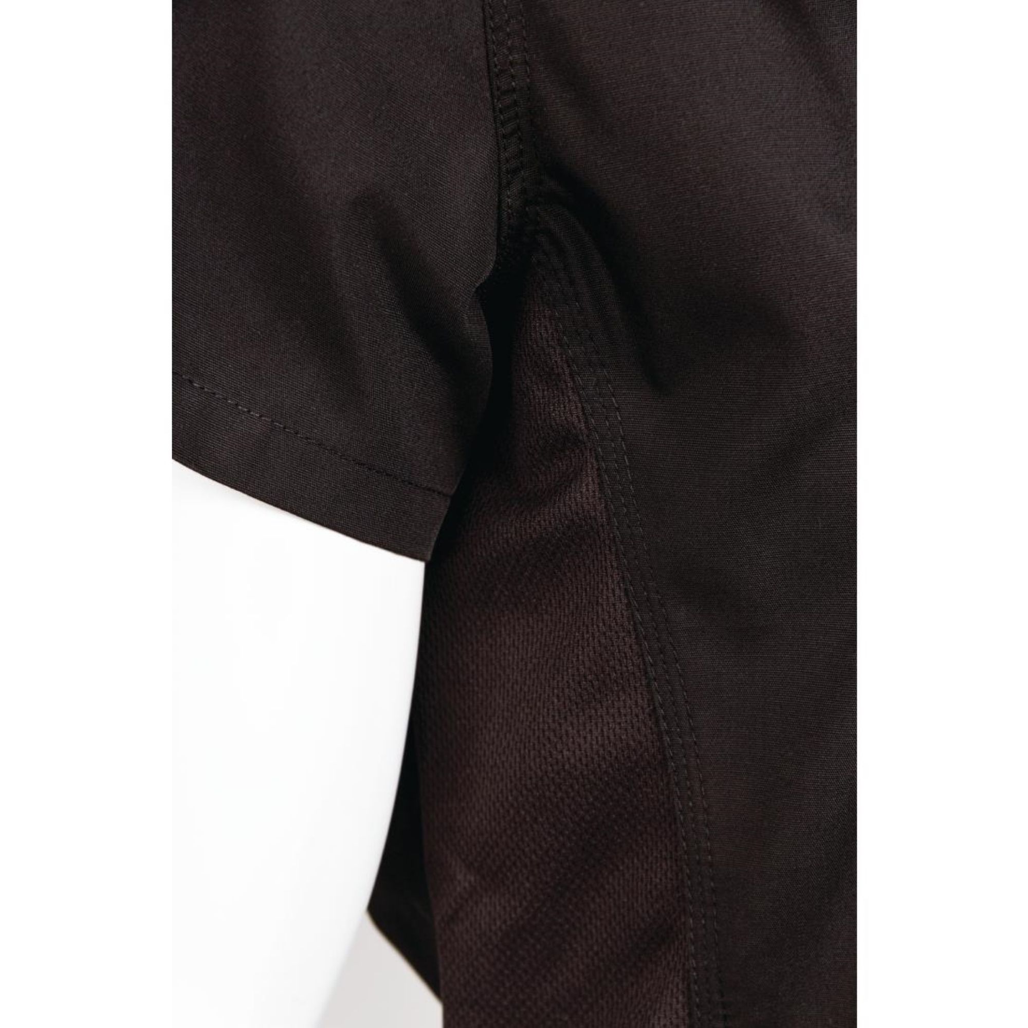 Picture of Chef Works Womens Cool Vent Chefs Shirt Black 2XL
