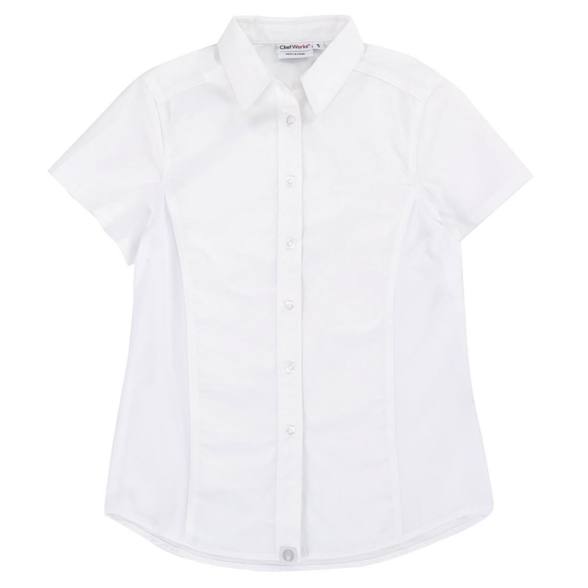 Picture of Chef Works Womens Cool Vent Chefs Shirt White S