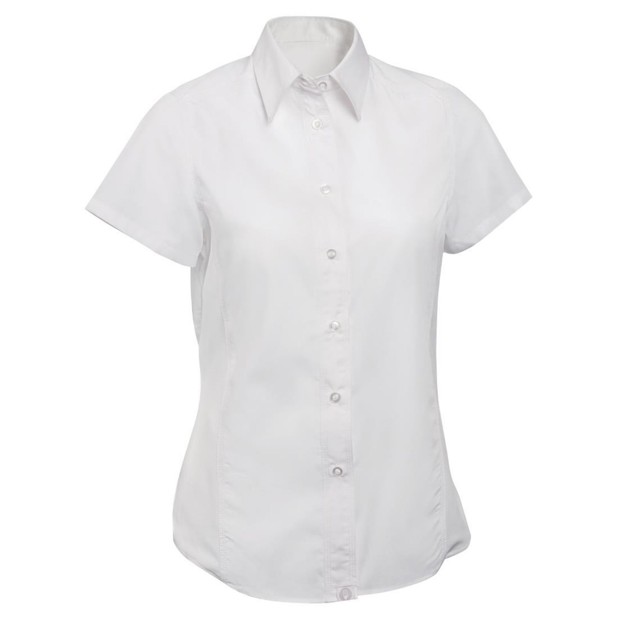Picture of Chef Works Womens Cool Vent Chefs Shirt White M