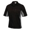 Picture of Chef Works Unisex Contrast Shirt Black & Grey M