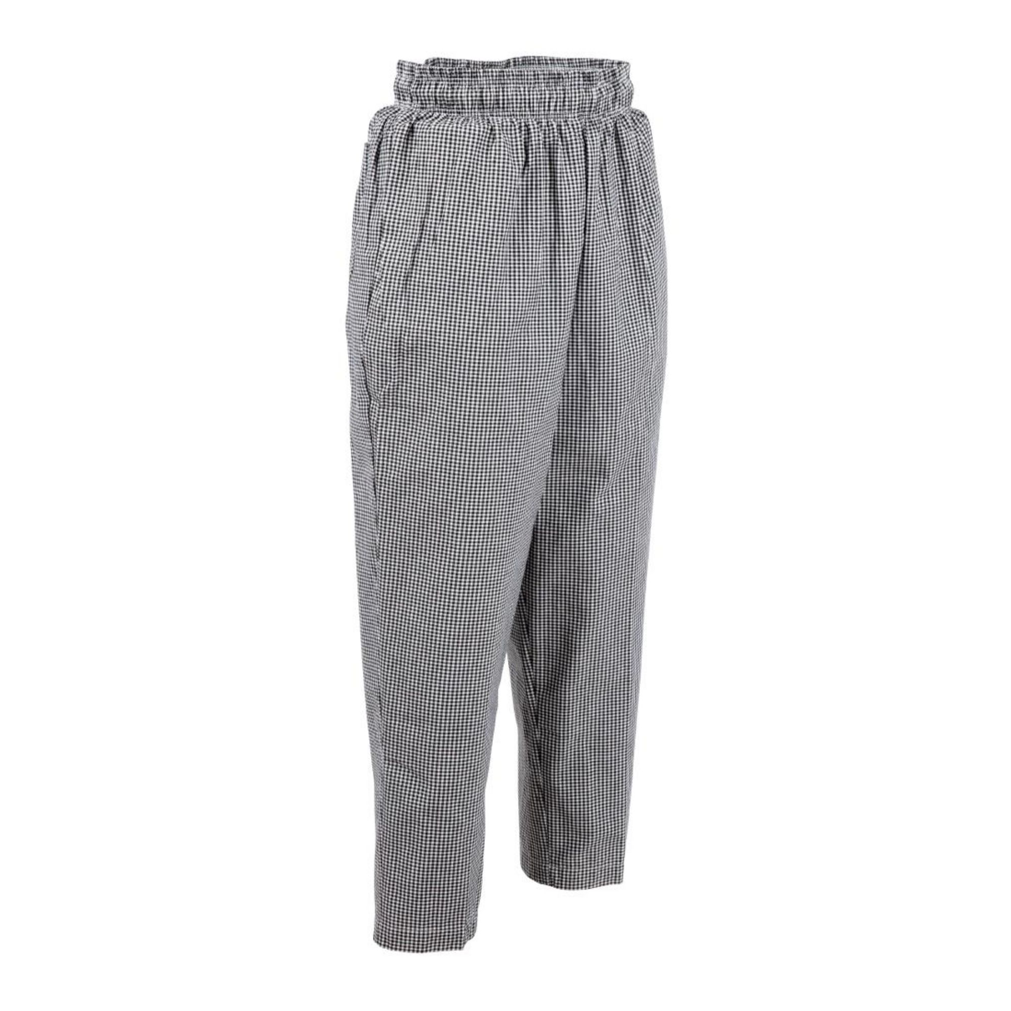 Picture of Chef Works Essential Baggy Pants Small Black Check 3XL