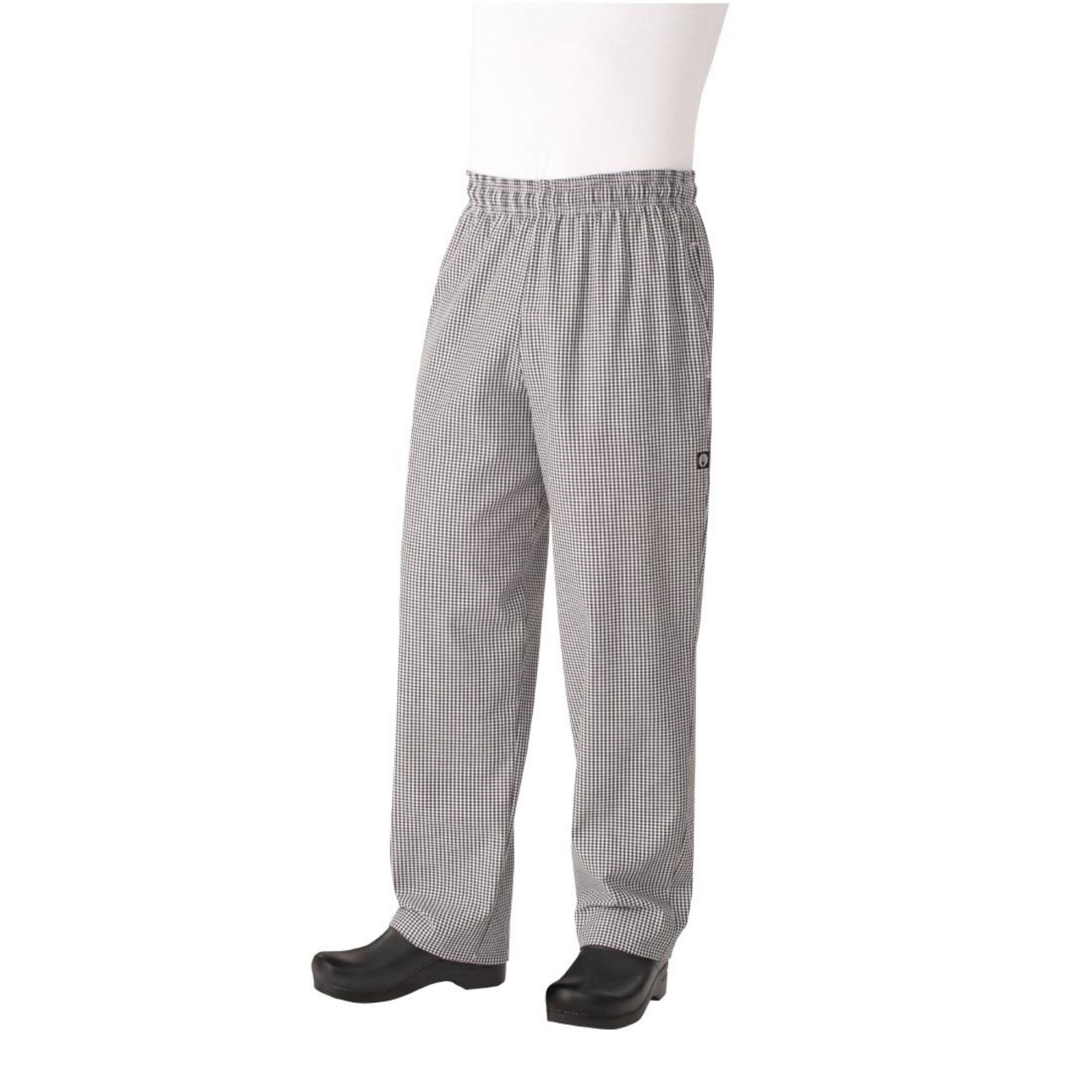 Picture of Chef Works Essential Baggy Pants Small Black Check 4XL