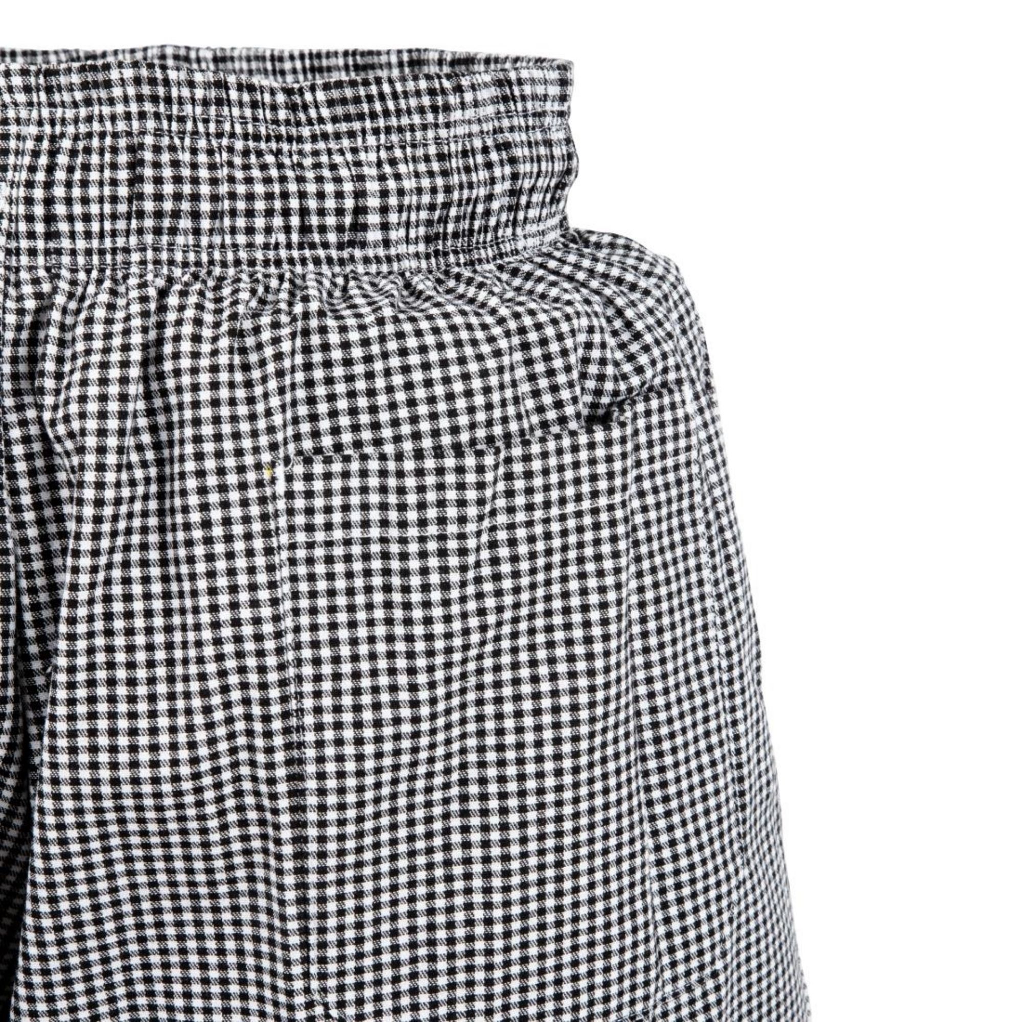 Picture of Chef Works Essential Baggy Pants Small Black Check 4XL