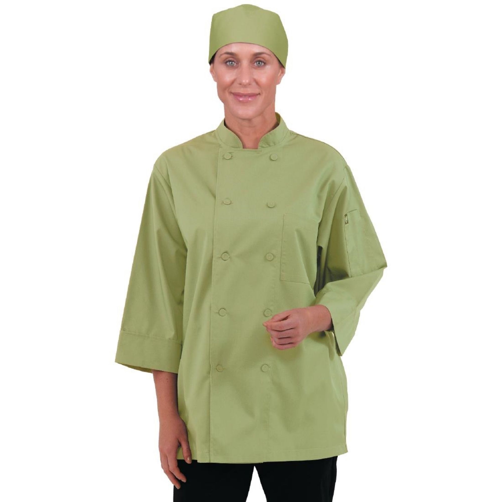 Picture of Chef Works Unisex Chef Jacket Lime XS