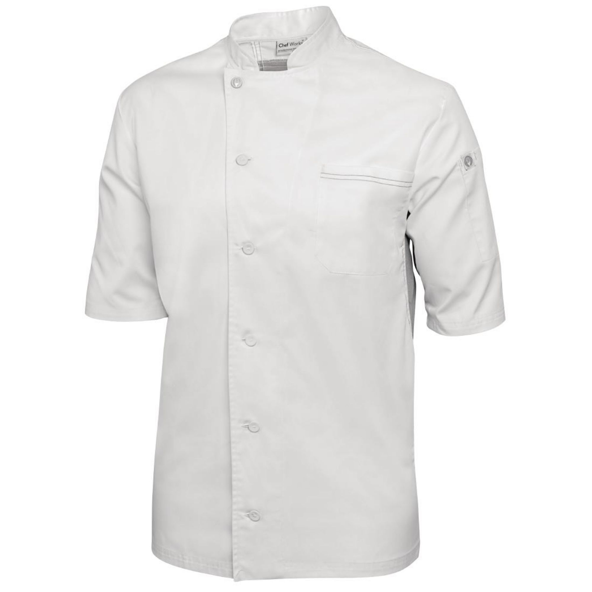 Picture of Chef Works Valais Signature Series Unisex Chef Jacket White XL