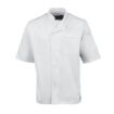 Picture of Chef Works Valais Unisex Chef Jacket White with Grey 2XL