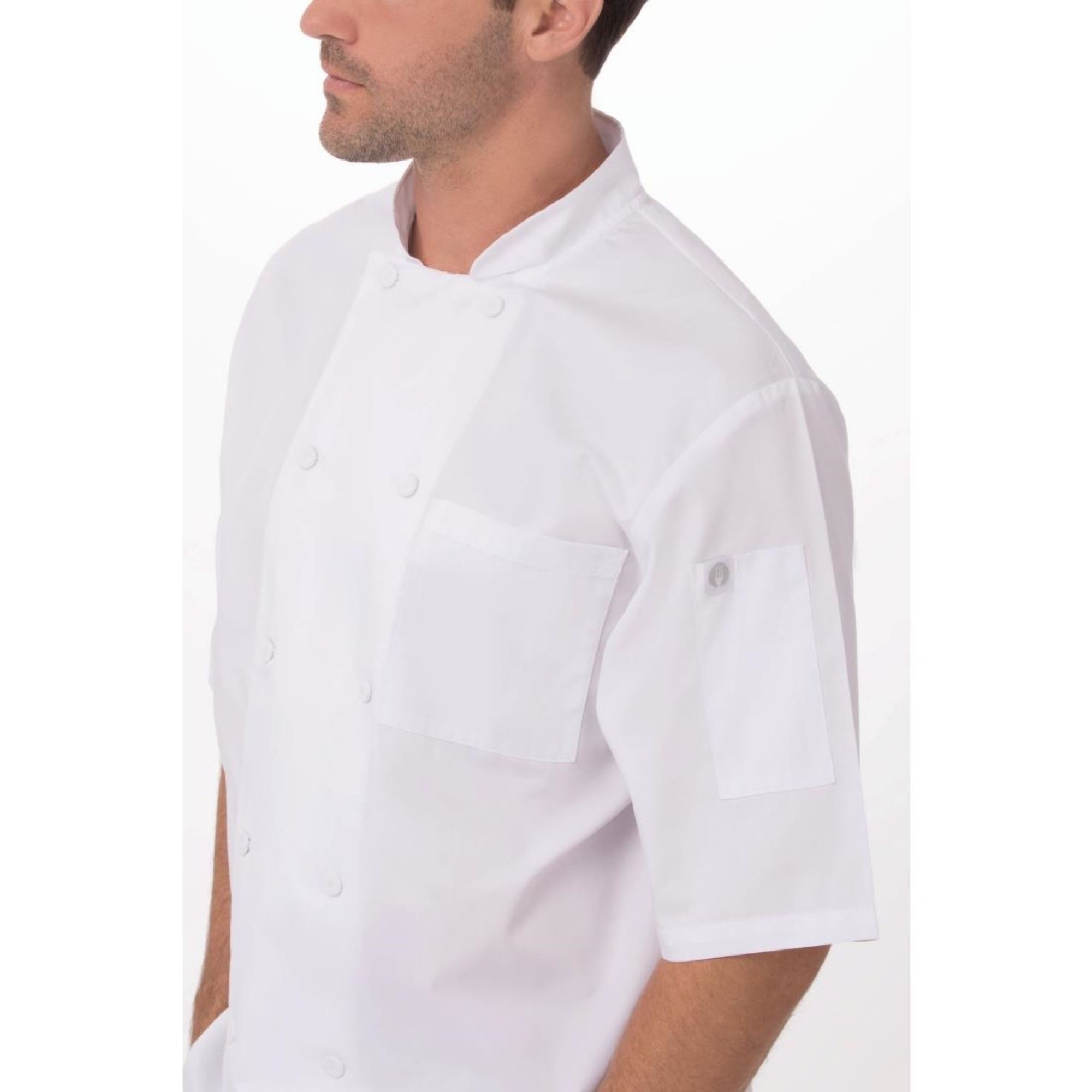 Picture of Chefs Works Montreal Unisex Chef Jacket White 4XL