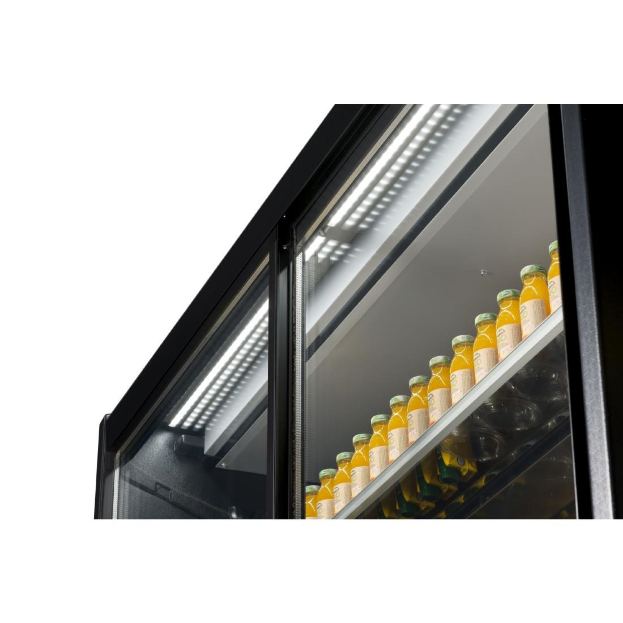 Picture of Zoin Cervinho Multideck Display Black with Hinged Doors 1200mm