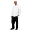 Picture of Whites Vegas Unisex Chef Jackets Long Sleeve White L (5 Pack)