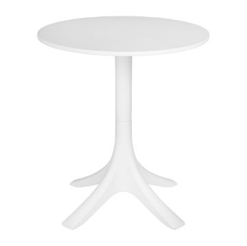 Picture of Bolero Mateo 600mm Round Cafe Table - White