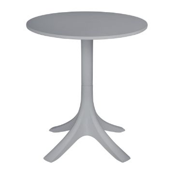 Picture of Bolero Lorenzo 600mm Round Cafe Table - Medium Grey