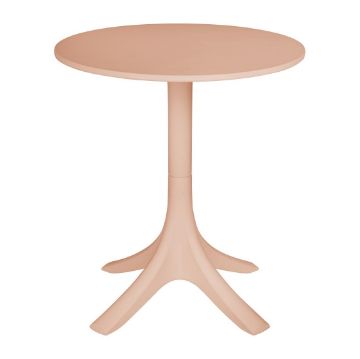 Picture of Bolero Mila 600mm Round Cafe Table - Nude Pink