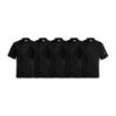 Picture of Whites Vegas Unisex Chef Jackets Short Sleeve Black S (5 Pack)