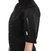 Picture of Whites Vegas Unisex Chef Jackets Short Sleeve Black L (5 Pack)