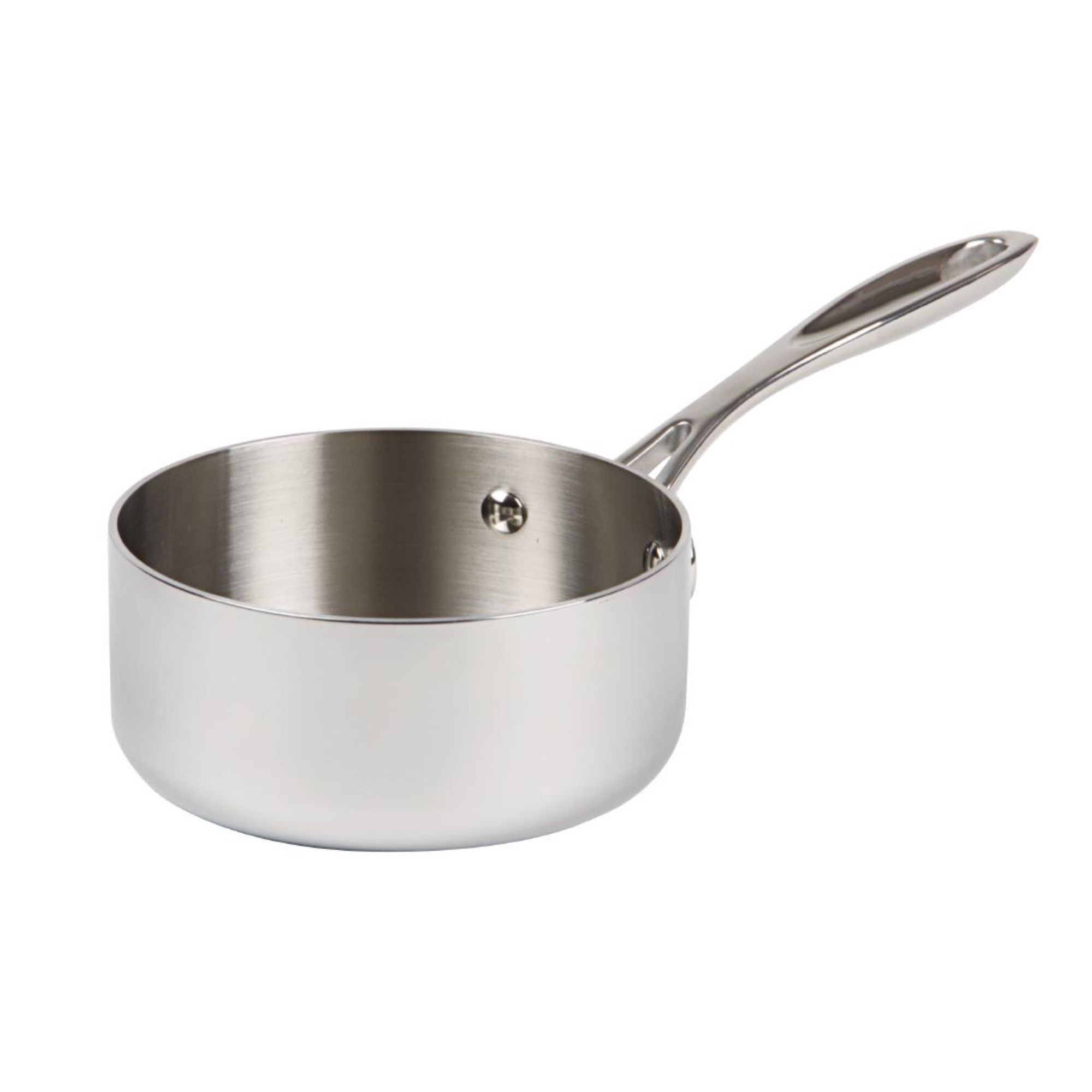 Picture of Vogue Stainless Steel and Aluminium Tri-Wall Pan Set (4 Pack)